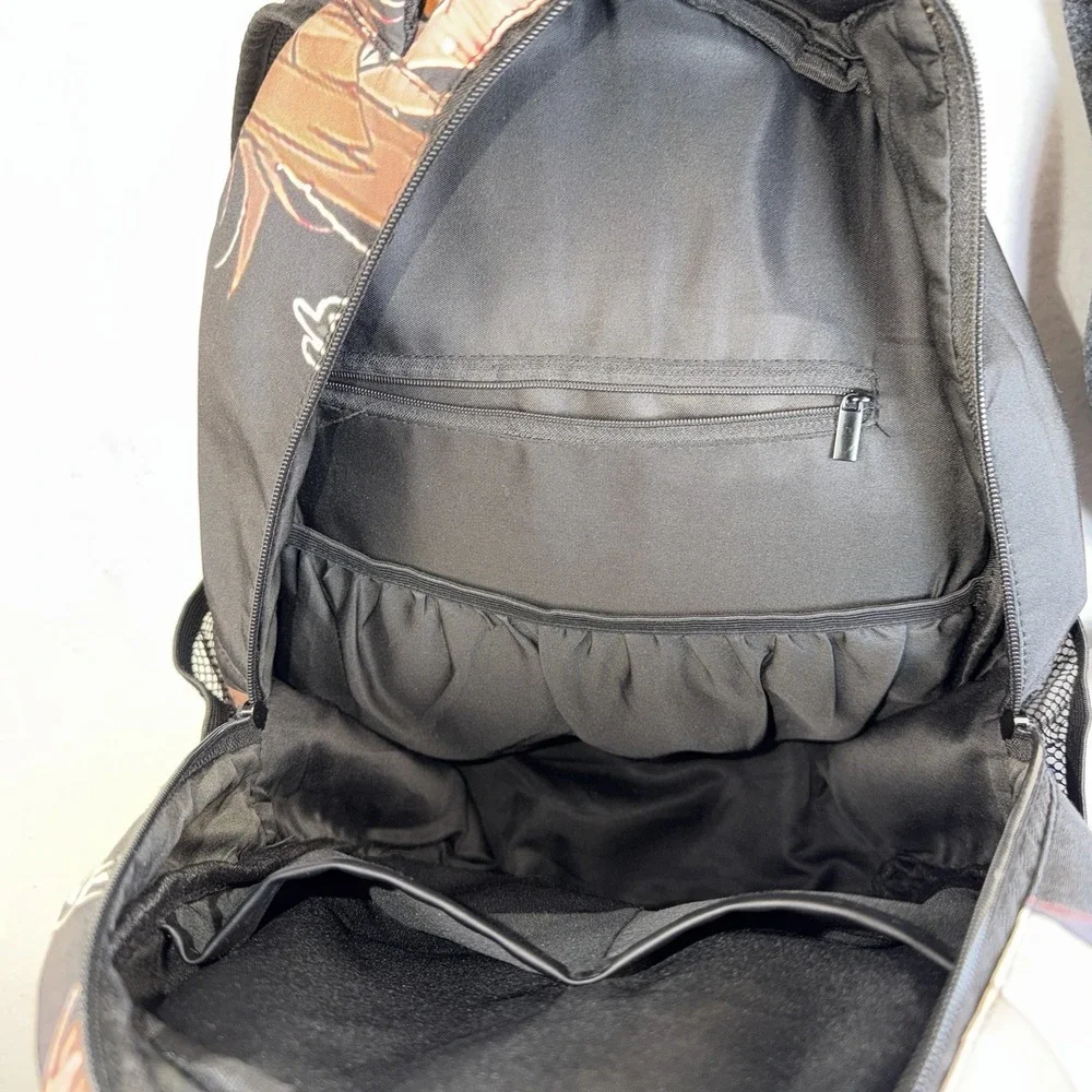 Anime Girl Backpack Black Mini School Bag Himiko Toga Style Japanese Manga Print